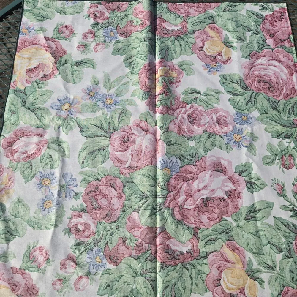 Longaberger Sentimental Rose Table Square Napkin
